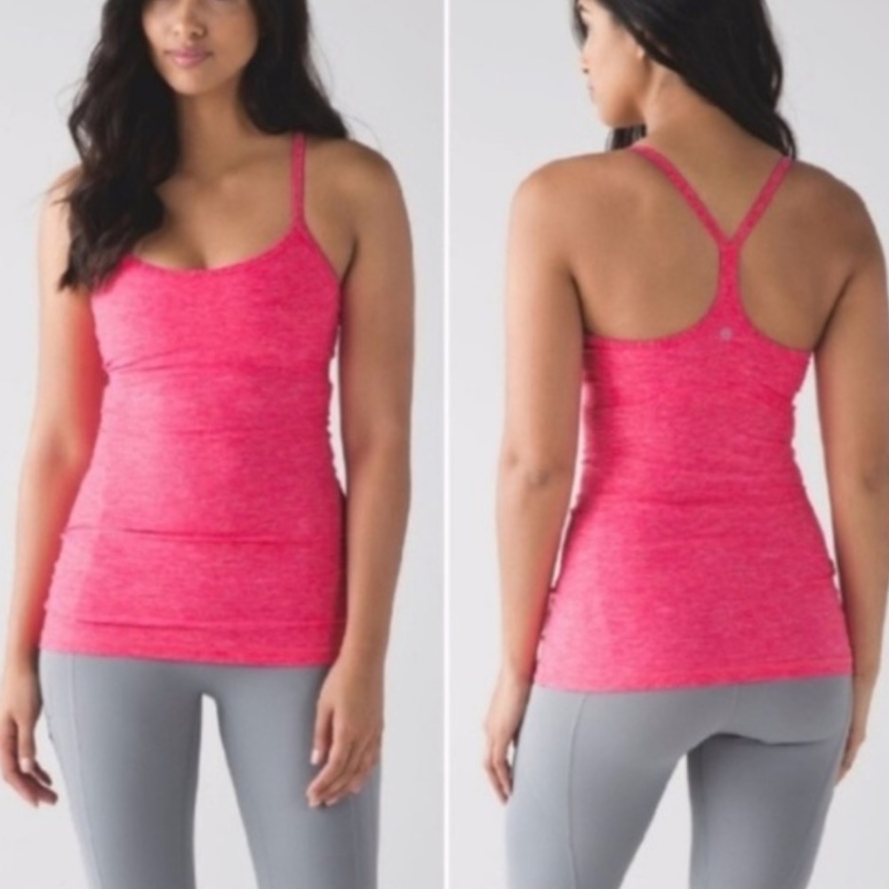 Lululemon Power Y Tank Hot Pink